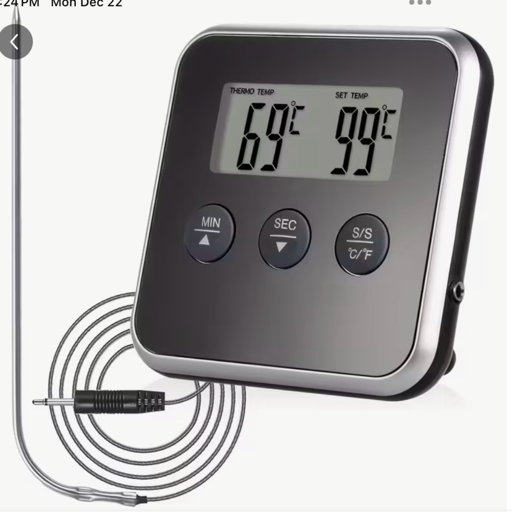 Digital Cooking Thermometer with Probe